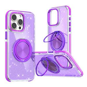 Thiết Kế Sang Trọng Long Lanh Điện Thoại Di Động Trường Hợp Chống Mùa Thu Từ Đứng Chống Sốc Điện Thoại Di Động Bìa Đối Với Samsung A55 A16 A06 S24 Siêu S25 - Product Image 1