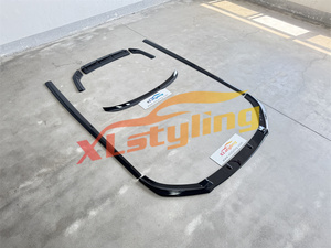 Pare-chocs de voiture, aileron avant en plastique aérodynamique, séparateur de pare-chocs arrière, extension de diffuseur, spoiler pour <span class=keywords><strong>Audi</strong></span> <span class=keywords><strong>A3</strong></span> S3 2017-2020 Max - Product Image 2