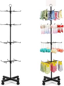 Eco-Friendly Retail Products Modern 4-Tier <strong>Rotating</strong> Spinning Adjustable Height Retail <strong>Display</strong> <strong>Stand</strong> for Jewelry Keychain Earring - Product Image 2