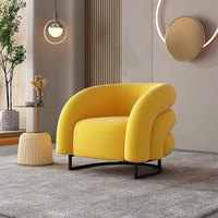 Liyu meubles de bureau café canapé pivotant fauteuil tissu moderne hôtel salon canapé ensemble