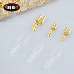 SOCARO Kit de 150 Terminales de Crimpado Hembra y Fundas Aislantes de 2.8/4.8/6.3mm, Terminales de Horquilla de Latón (Sin Conectores Macho) - Product Image 6