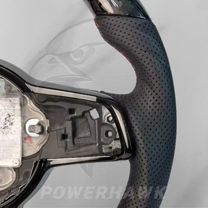 Volant en cuir performant en carbone forgé pour Volkswagen Golf 5 6 7 7.5 8 MK5 MK6 MK7 MK8 Polo Tiguan Passat CC Jetta - Product Image 3