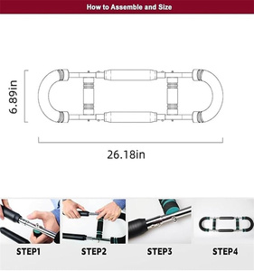 Nhà Phòng Tập Thể Dục Đa-Chức Năng Ngực Expander Kit Cẳng Tay Sức Mạnh Cổ Tay Enhancer Thiết Bị Cho Cánh Tay Tập Luyện - Product Image 6