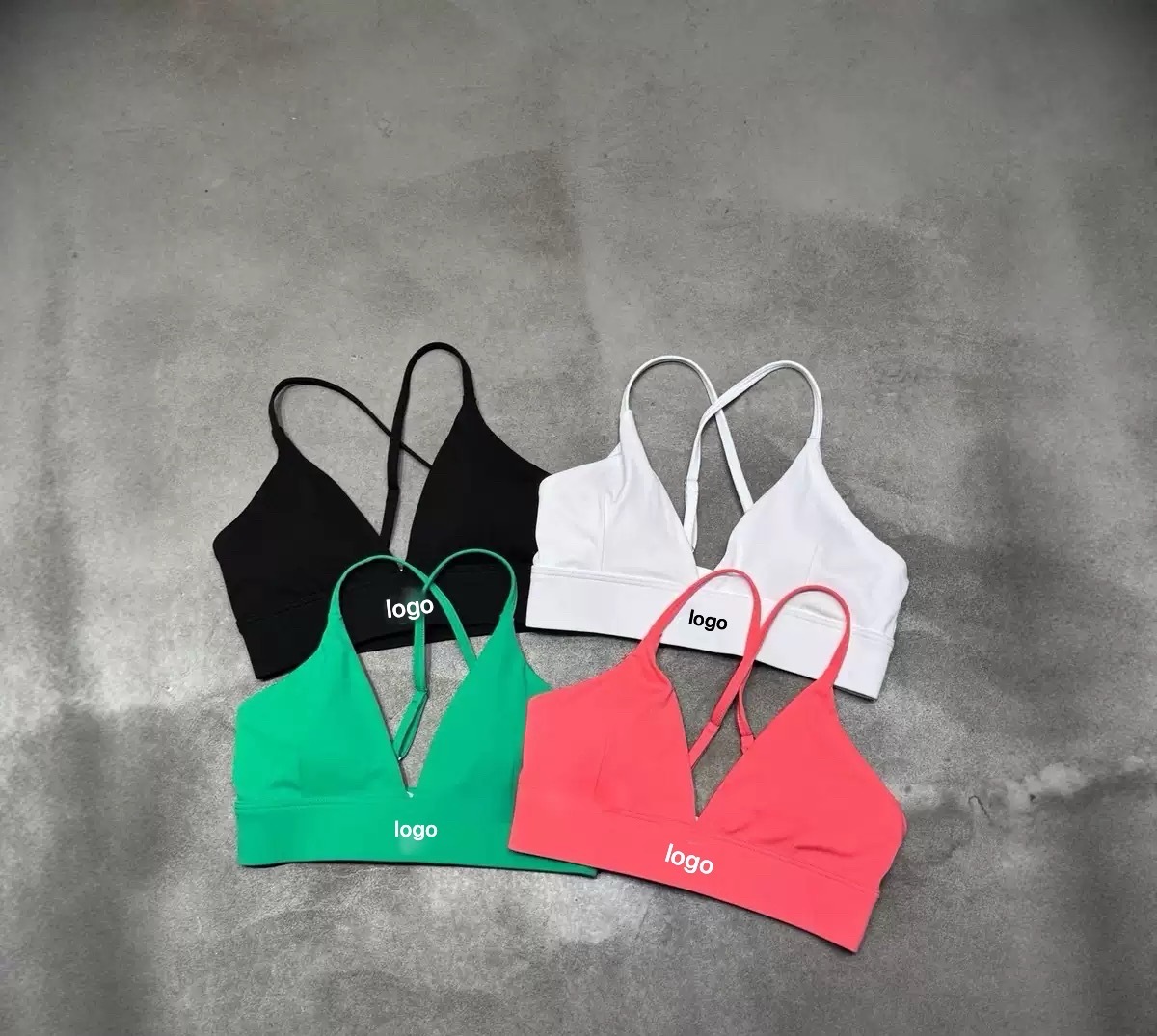Spring and Summer New Style Cross-Strap Sports Tank Top - Gathered Yoga Bra Quick-Drying Fitness Underwear