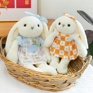 <span class=keywords><strong>Peluche</strong></span> di <span class=keywords><strong>Coniglio</strong></span> con Gonna, Piccolo <span class=keywords><strong>Coniglio</strong></span> <span class=keywords><strong>Bianco</strong></span> per Consolazione e Sonno, Imbottito in Cotone PP, Regalo di Compleanno - Product Image 4