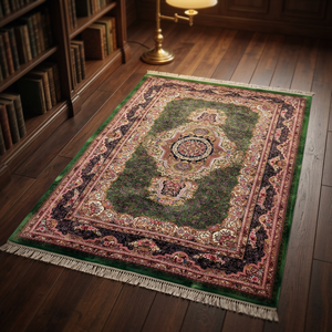 Alfombra de Diseño de Seda Pura de Lujo, Alfombra Moderna Anudada a Mano de Alta Calidad, Lavable, Antideslizante, para Sala de Estar, Dormitorio, Hotel - Product Image 3