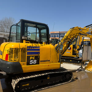 Excavatrice Komatsu PC58 d'occasion importée, en bon état de fonctionnement, à vendre. Excavatrice d'occasion, matériel d'occasion Komatsu PC56. - Product Image 2