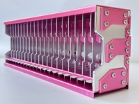 Boîte de rangement en alliage d'aluminium pour bandes magnétiques, capacité de 20 cassettes, éjection par pression, en métal, personnalisable, pour CD et films