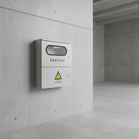 Boîtier de distribution photovoltaïque extérieur 50KW 380V connecté au réseau, indice de protection IP66, 100A, cuivre électrolytique 99,99%, acier galvanisé CHINT