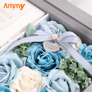 Regalos del Día DE LA Madre de Ammy, Caja de Flores de Jabón Hechas a Mano, Regalo de San Valentín, Rosa Inmortal, Ventana Abierta, Caja de Regalo - Product Image 3