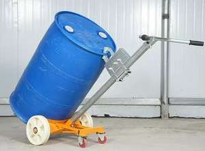 Carro de tambor de aceite de rueda neumática portador de tanque de combustible Carro de tambor de aceite manual - Product Image 5
