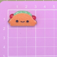 Figurines en résine de tacos miniatures, décorations alimentaires pour maison de poupée, ornements artisanaux DIY, breloques pour slime