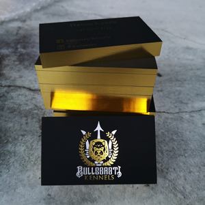 Biglietti di ringraziamento per matrimonio d'affari di lusso con lamina d'oro e bordi cartoline realizzate con carta di qualità-carta Offset popolare - Product Image 5