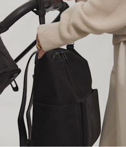 Bolsas de pañales para bebés a la moda, portátiles, plegables, multifunción, gran oferta, de PU Material, <span class=keywords><strong>mochila</strong></span> de mamá personalizada para viajes y trabajo - Product Image 2