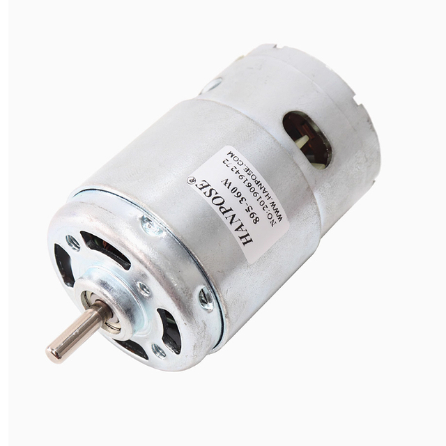 Circular 12V 6000RPM 24V 12000RPM 0.45NM 895-360W 895 DC Motor 360W Brushed DC Motor 24V DC Brush Motor