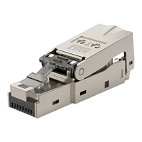 Connecteur modulaire RJ45 sans outil HAILE CAT6A FTP/STP, connecteur RJ45 8P8C, tête en cristal, connecteur de terminaison sur site CAT6A