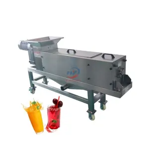 Máquina deshidratadora de prensa de tornillo para cerveceros gastados, máquina exprimidora de frutas