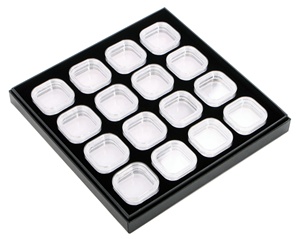Mant gemstone hanging display diamond floating in air suspension display box in the tray DK21620-16 - Product Image 4