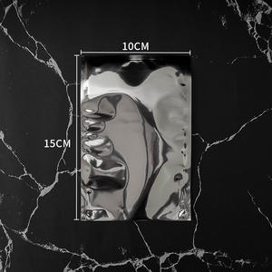 مصنع سبوت بيع بالجملة مطلي بالألومنيوم قناع الفم المسطح أكياس التعبئة والتغليف أكياس تخزين الطعام أكياس ختم الحبوب - Product Image 2