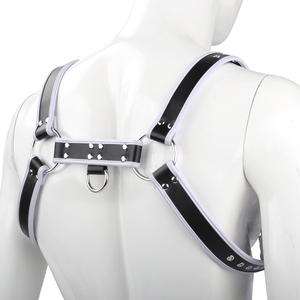 BDSM réglable fétiche hommes poitrine cuir harnais ceintures gothique corps Sexy érotique <span class=keywords><strong>Gay</strong></span> corps <span class=keywords><strong>Bondage</strong></span> harnais sangle <span class=keywords><strong>Gay</strong></span> vêtements - Product Image 3
