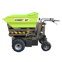 Mini Dumper a Batteria KONSTANT, Carriola Autocaricante con Motore DC Brushless, Prezzo di Fabbrica