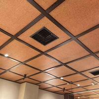 Panneau de plafond décoratif en rotin naturel tressé antistatique, idéal pour la maison, le commerce, les cafés et les restaurants