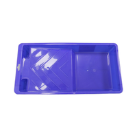 Bac à peinture rectangulaire bleu de qualité industrielle personnalisé de 4 pouces, cadre à dégagement rapide, garantie de 3 mois pour le bricolage, support OEM ODM