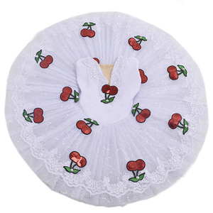 Tutú de Ballet profesional Pancake niños <span class=keywords><strong>blanco</strong></span> Swan Lake Ballet disfraz niños Danse niñas bailarina tutú faldas - Product Image 6