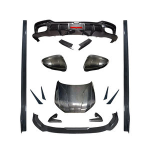 Pour AUDI A5 S5 B9  Coques de rétroviseurs en fibre de carbone sèche, boîtier de rétroviseur latéral, kit carrosserie - Product Image 4