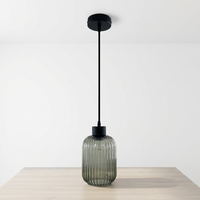 Décoration nordique pour la maison, lampe suspendue E27, luminaire suspendu décoratif en verre LED moderne pour chambre à coucher, chevet