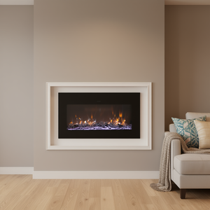 Chimenea Eléctrica de Pared de 42 Pulgadas, Diseño Empotrado, 1500W, Control Remoto, Calefacción Doméstica - Product Image 2