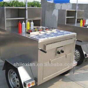 Carrito de Comida Móvil Multifuncional Personalizado con Sombrilla, para Venta de Tacos, Papas Fritas, Hamburguesas, Hot Dogs y Otros Alimentos - Product Image 4