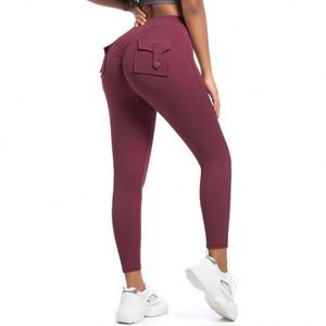 Leggings da Donna Push-up con Effetto Modellante, Pantaloni Yoga Sportivi Aderenti con Tasca per <span class=keywords><strong>Fitness</strong></span> e Allenamento - Product Image 5