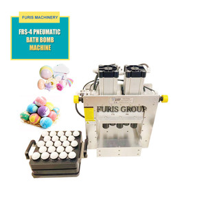 Nouvelle conception d'usine : Machine de pressage pneumatique CNC pour mini-savons de bain et sels, idéale pour la fabrication de bombes de bain et de boules de sel, machine de moulage et de poinçonnage. - Product Image 1