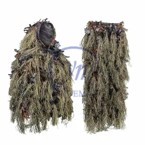 North Mountain Gear Hybrid Ghillie Men's Suit-Lightweight Hunting Camo-Forest Green