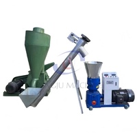 Machine à granulés à matrice plate durable pour la production d'aliments pour animaux, volailles, bétail, petite ferme, usage domestique