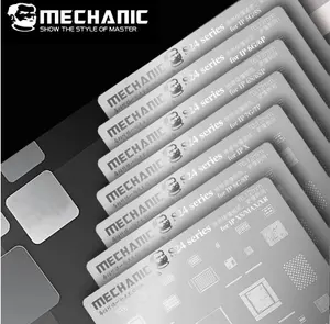 Meccanico BGA Reballing Stencil per iPhone 6 6s 7 8 x xs xr xs max scheda madre IC Chip CPU rete di saldatura
