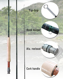 OEM 4 조각 좋은 품질 탄소 비행거리 낚시대 spey를 나르게 쉬운 - Product Image 2