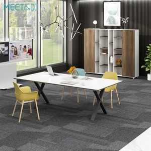 Modern Large Modular Conference <b>Table</b> for Home School <b>Office</b> Fashionable Design Meeting Room for 4 8 10 12 People - Product Image 2