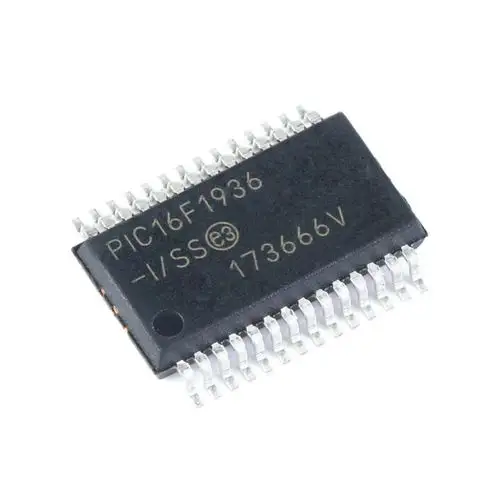PIC16F1936-I/SS asli MCU nanoWatt XLP LCD Driver 32MHz 14KB FLASH SSOP28 sirkuit terintegrasi IC chip mikrokontroler