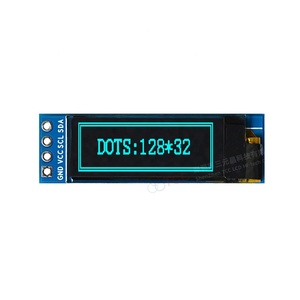 0.91 pouces 128x32 écran lcd interface I2C pilote ssd1306 12832 module d'affichage <span class=keywords><strong>oled</strong></span> - Product Image 4