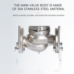 Válvula reguladora de nitrógeno de micropresión autoaccionada ZZYVP con bridas de acero inoxidable, válvula reductora de presión de potencia neumática - Product Image 2
