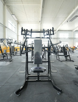 Machine de presse isolalette à charge par disques pour musculation, équipement de fitness professionnel avec logo personnalisé pour la musculation des épaules