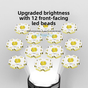ไฟฉายข้างรถแบบ COB 12 หลอด LED สว่างพิเศษ ชาร์จ USB ได้ พกพาสะดวก ใช้สำหรับสำรวจสนาม ใช้ในชีวิตประจำวัน และใช้ในกรณีฉุกเฉิน - Product Image 5