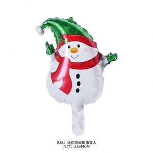 Wholesale <b>Balloon</b> Mine Size Cartoon Santa Clause Helium Ornaments Foil <b>Balloons</b> Christmas <b>Decoration</b> Supplies - Product Image 2