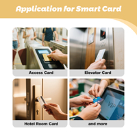 Tarjeta RFID de 13.56MHz MIFARE DESFire EV3, Tarjeta de Control de Acceso NFC Inteligente para una Vida Inteligente