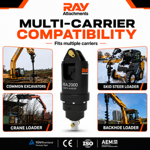 Broca de perforación de tierra hidráulica <span class=keywords><strong>RAY</strong></span> Factory de 1-2.5 T, competitiva, de 250 mm, 300 mm, 450 mm, para la venta - Product Image 4