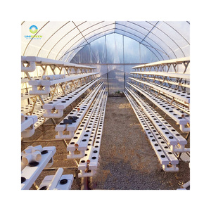 Système hydroponique NFT de type A, canal de culture en <span class=keywords><strong>PVC</strong></span> de qualité alimentaire, gouttière hydroponique économisant l'eau pour les légumes et les herbes de serre - Product Image 5