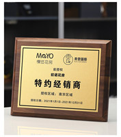 Medallas Hechas a Medida en China, Placas Grabadas en Madera Maciza Personalizadas, Certificados de Distribuidor Autorizado Impresos con UV, Placas Honoríficas