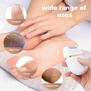 Lima Eléctrica Inteligente para Pies y Removedor de Callos Recargable al por Mayor con 2 Velocidades y 3 Cabezales de Pulido Intercambiables - Product Image 3